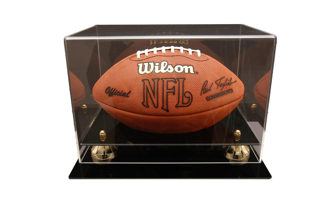 Mirror Back Premium Football Display Case