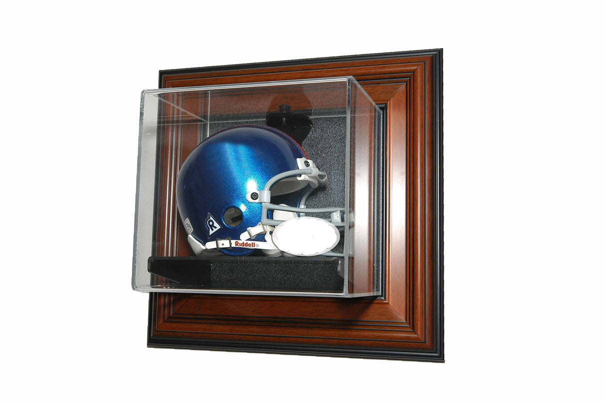 Mini Case-Ups Wall Mounted Football Helmet Case