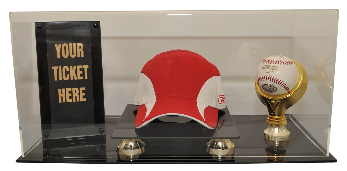 Acrylic Baseball Hat and Ball Display Case