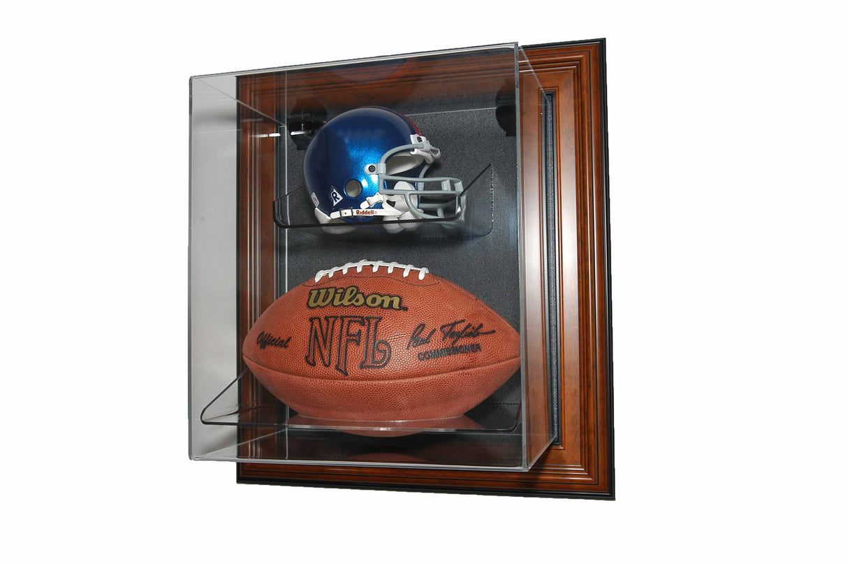Case UPS Wall Mount For Football And Mini Helmet Case